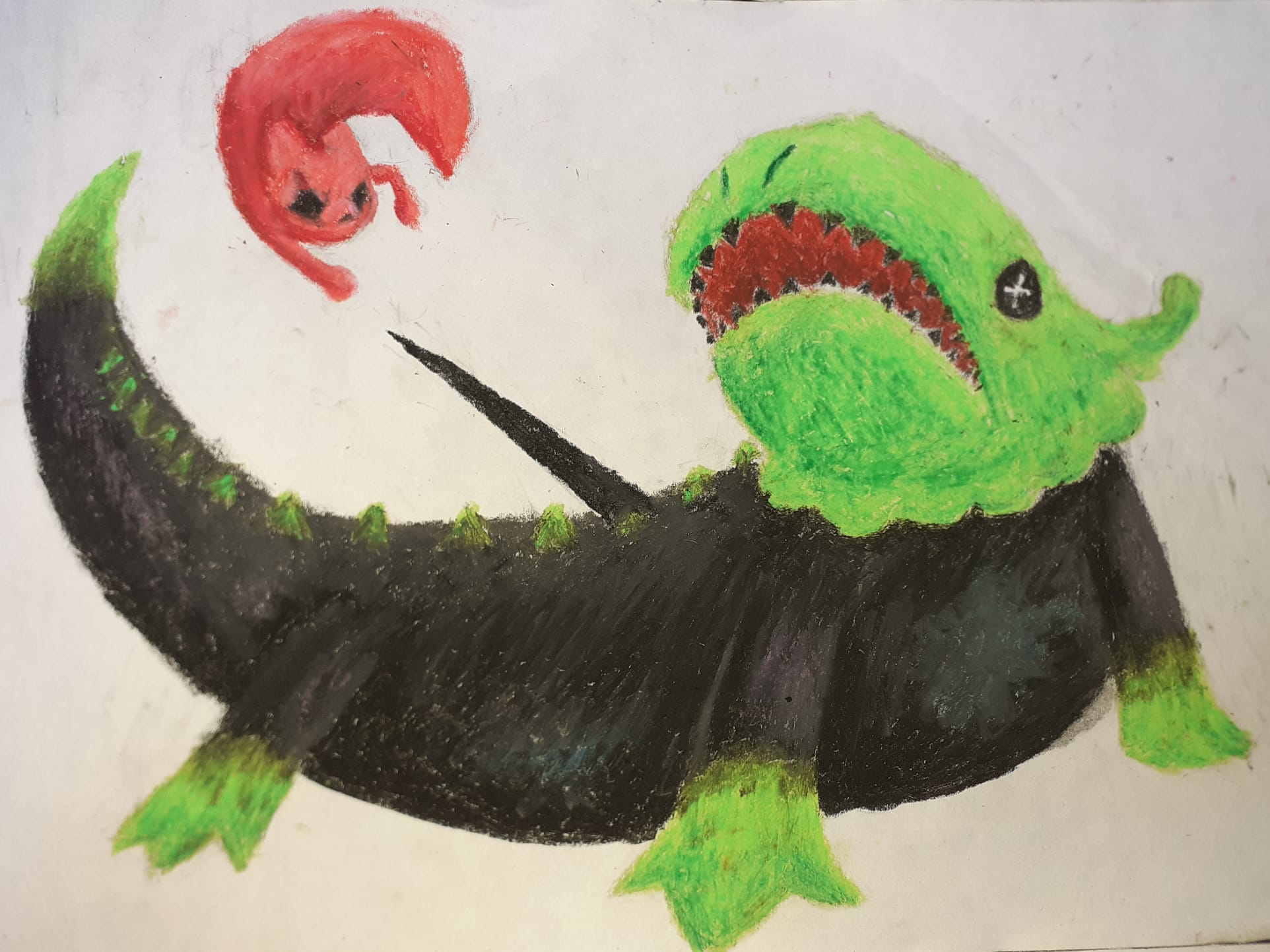 lizard stabbing