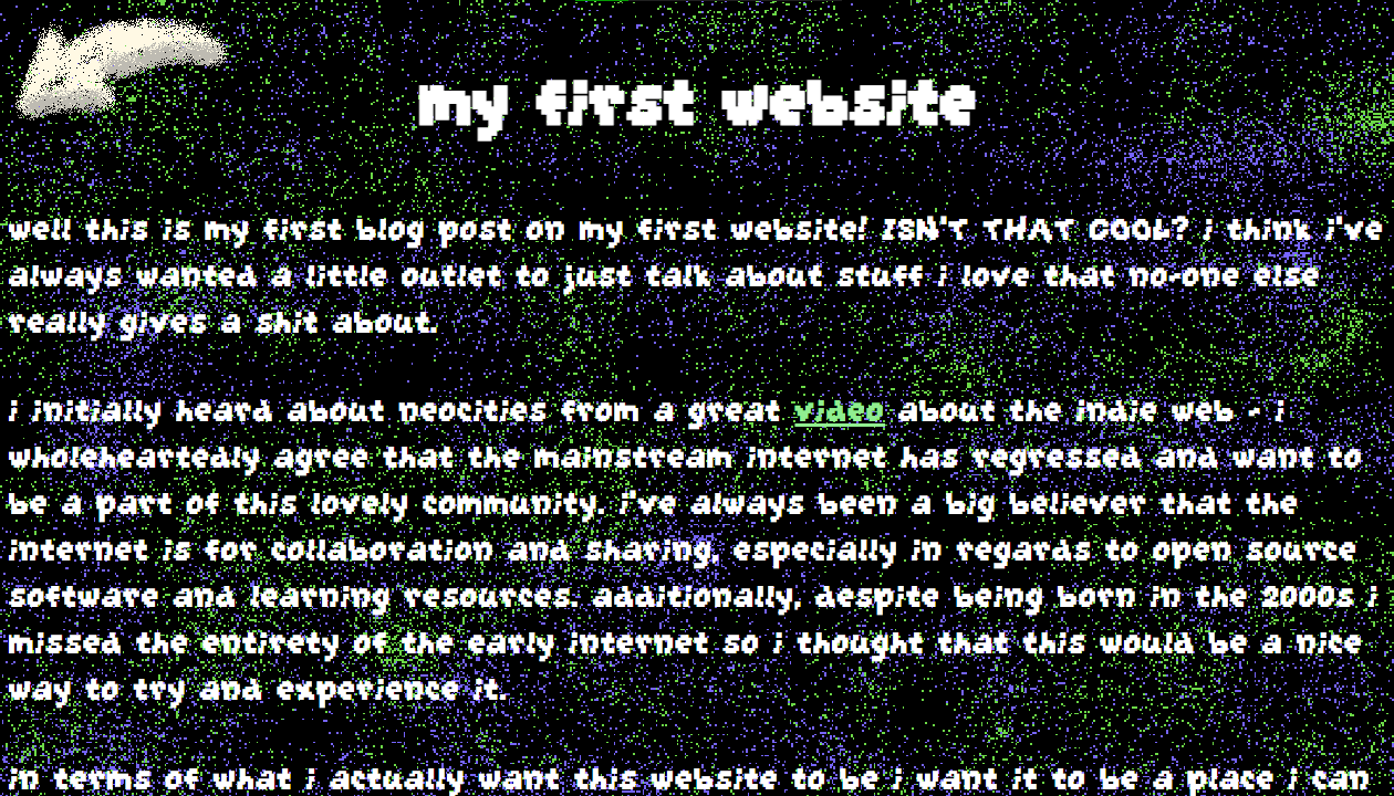 blog page