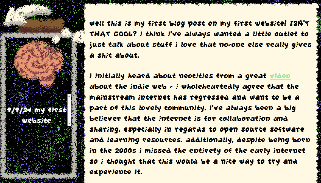 thoughts page